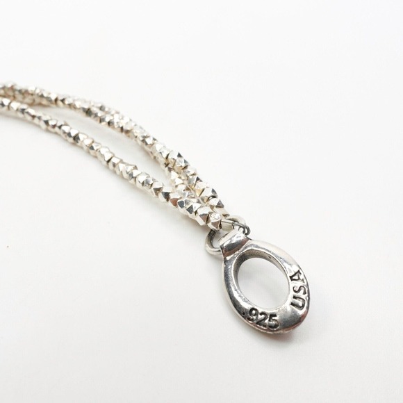 King Baby Studios 3 Strand Sliver Bracelet With Mini Toggle Clasp Silver .925 - Picture 6 of 9